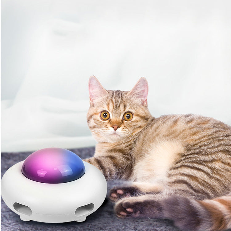 UFO Electric Cat Toy – Interactive Smart Vibration Play