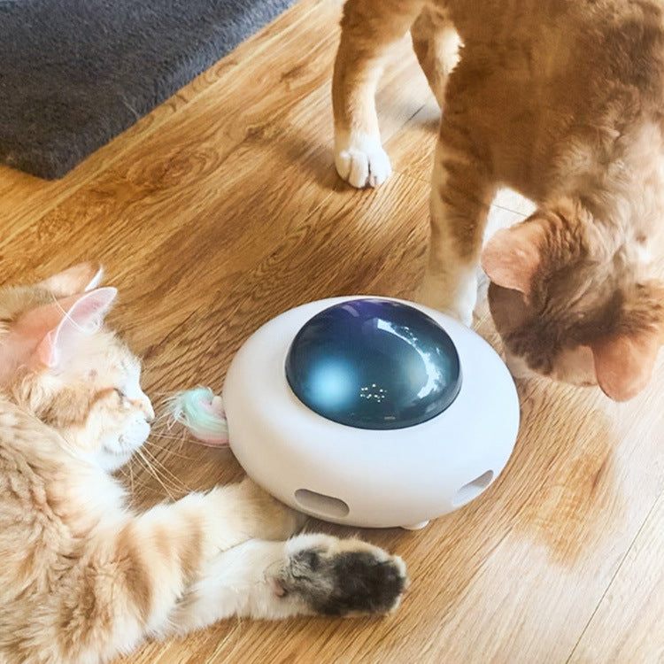 UFO Electric Cat Toy – Interactive Smart Vibration Play