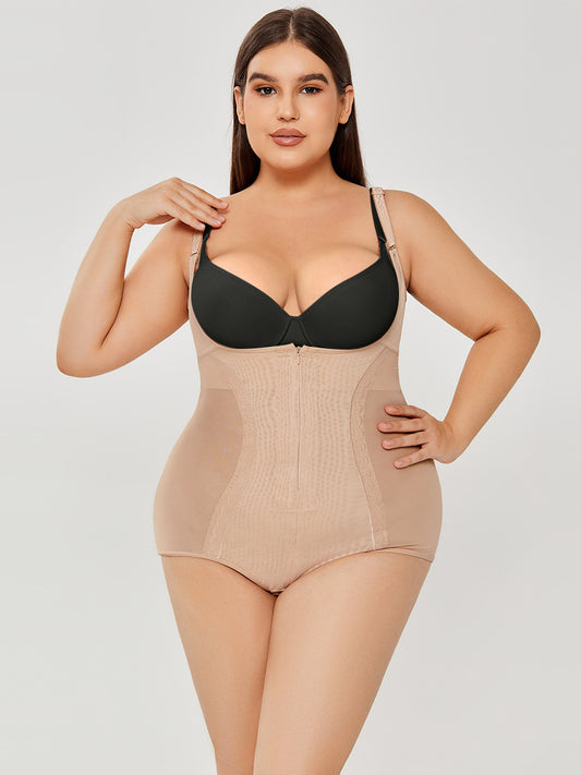 Size Seamless Body Shaper – Full Compression Bodysuit