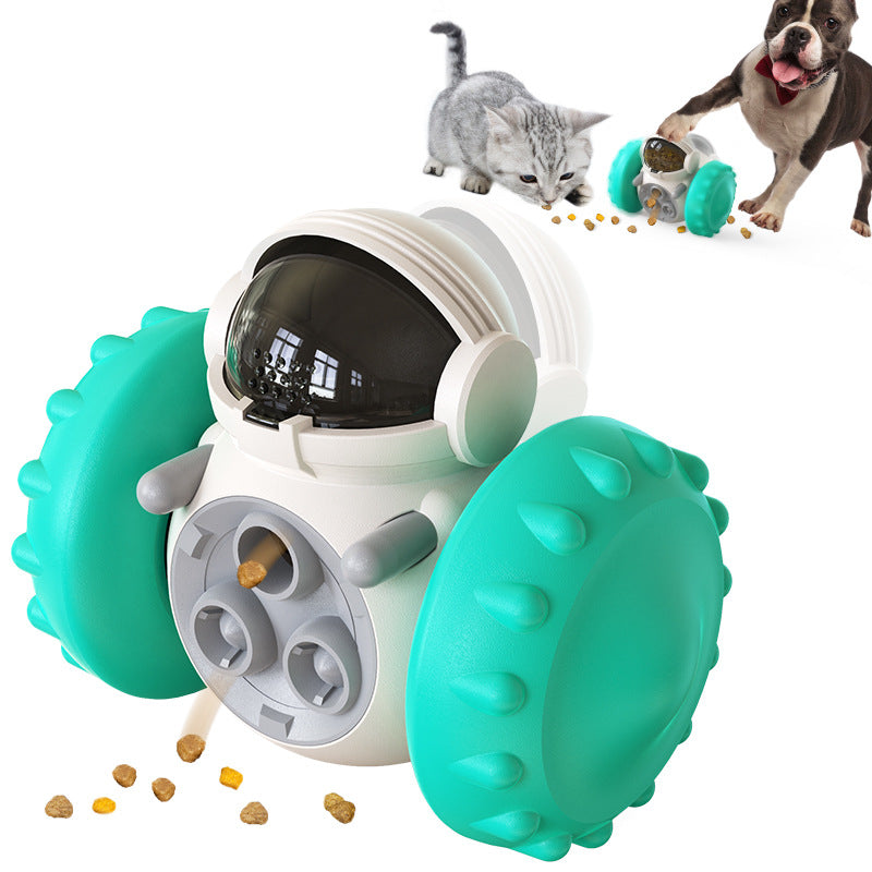 Interactive Smart Pet Feeding Toy Car – Slow Food Cat & Dog Fun
