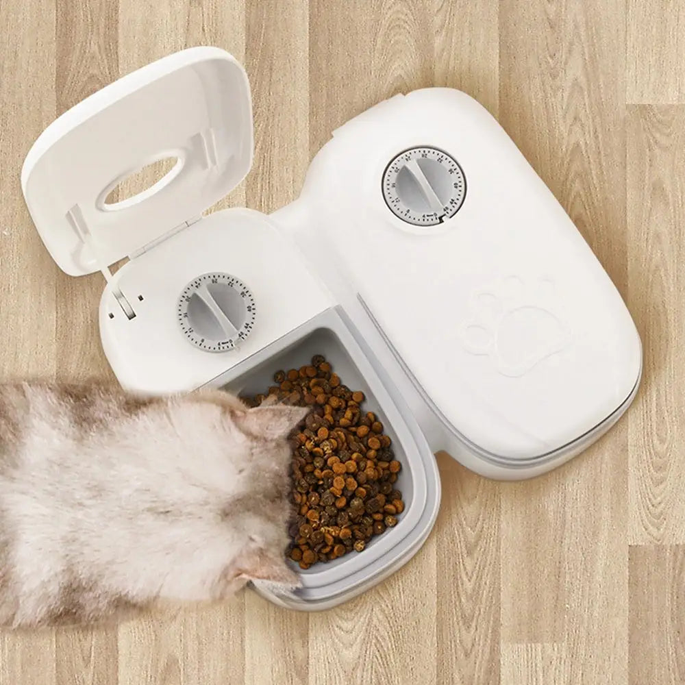 Automatic Pet Feeder – Smart Food Dispenser with Timer & Stainless Steel Bowl