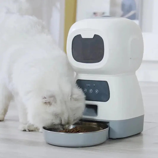 Automatic Pet Feeder - White