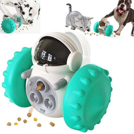 Interactive Smart Pet Feeding Toy Car – Slow Food Cat & Dog Fun