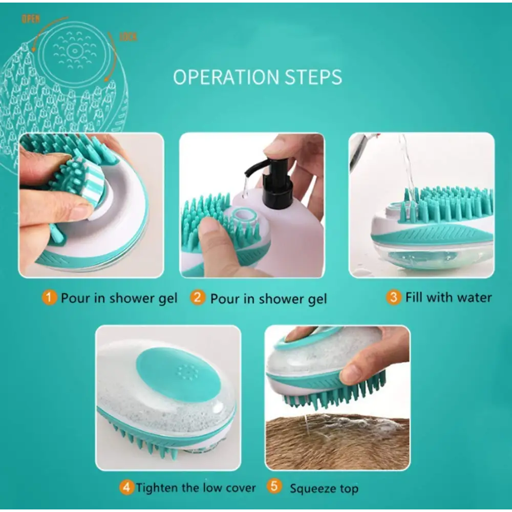 Pet Bath Brush