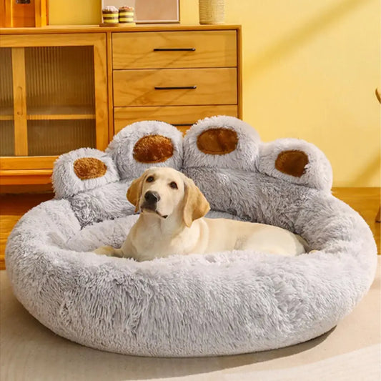 Sofa Bed for Dogs featuring cozy plush material, perfect for small to medium dogs; a warm and washable dog bed.