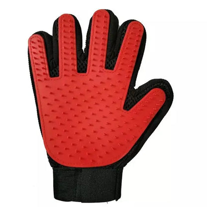 Pet Grooming Glove - Right Red