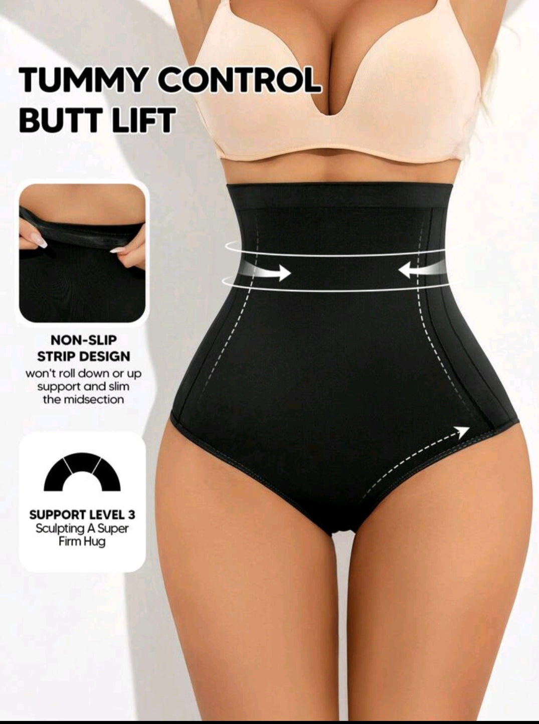 High-Waist Shapewear Panty | Tummy Control & Hip Lift | Nikoz