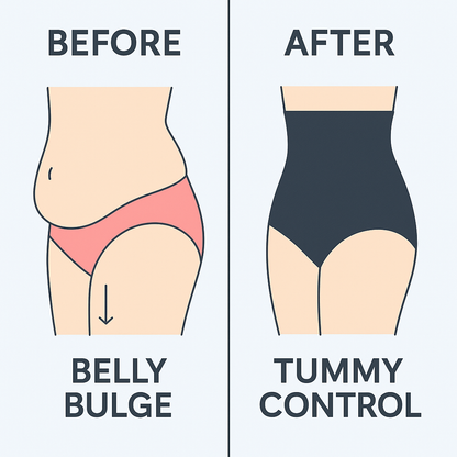 High-Waist Shapewear Panty | Tummy Control & Hip Lift | Nikoz